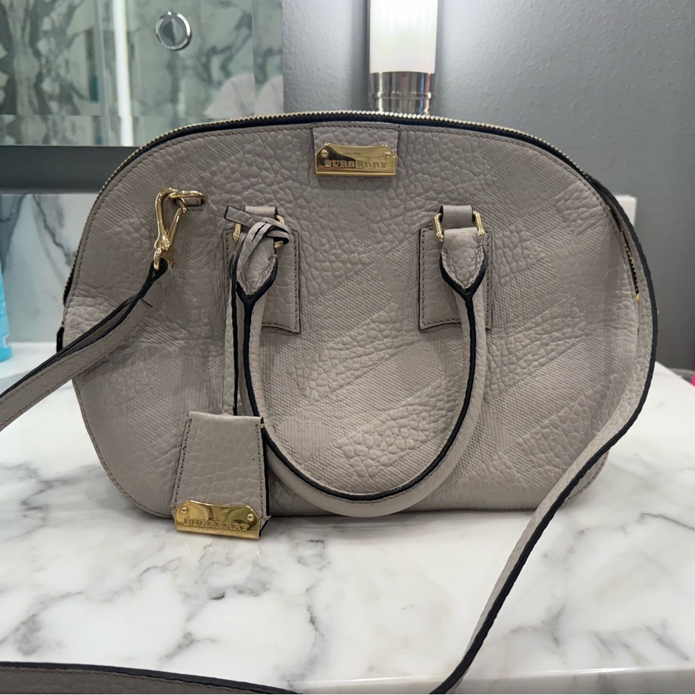 Burberry bag.